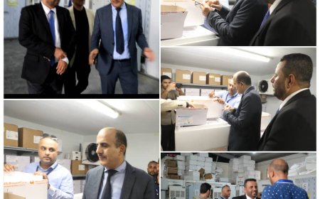 وزير الصحة يطلع على عمل مخازن اللقاحات المركزية