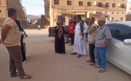 فريق صحي يقوم بالنزول على المواطنين الرافضين للتحصين في عدد من مناطق شبام حضرموت