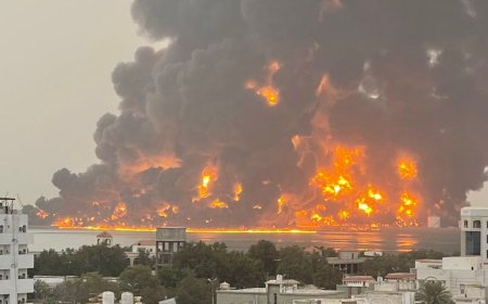 عاجل :حصيلة أولية لقتلى غارة إسرائيلية على ميناء الحديدة