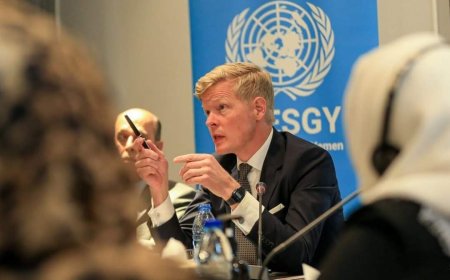 بيان صادر عن مكتب المبعوث الأممي الخاص إلى اليمن