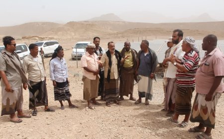 مدير عام بروم ميفع يتفقد مشروعي كهرباء ومياه غيظة البهيش