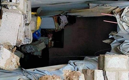 عاجل:إنهيار منزل جراء صاعقة رعدية في الجوف (صور)