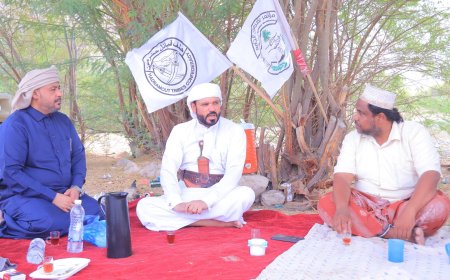 مكتب مؤتمر حضرموت الجامع بتريم يلتقي بممثل الشباب بالمناطق الشرقية بالمديرية