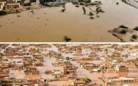 صورة جوية محزنة..هكذا تبدو المنصورية قبل قليل السيول تغرق منازل المواطنين في الحديدة(لا يصدق)