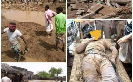  62 ضحية بين شهيد ومفقود ونزوح الالاف جراء كارثة السيول في محافظة الحديدة .. 