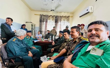 عاجل :العميد الشوحطي يتسلم مهام عمله رسمياً مديراً لأمن محافظة لحج
