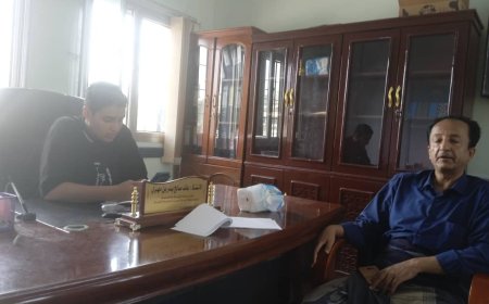 رئيس جهاز محو الأمية بالجمهورية يطلع على أوضاع وأنشطة مكتب محو الأمية بمحافظة شبوة.