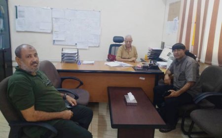 مدير عام الشعيب يلتقي مدير عام الصندوق الاجتماعي بالعاصمة عدن