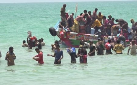 190 صياد. يمني يصلون المخا بعد معاناة قاسية في السجون الارتيرية..