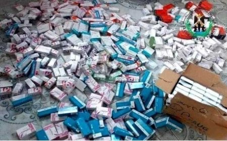 حزام لحج الأمني يضبط ضبط كمية من الأدوية المهربة..