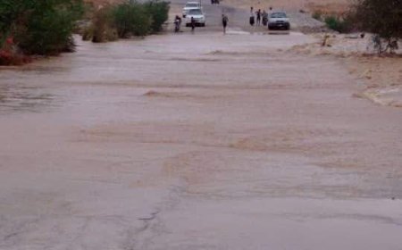 عاجل:إنقطاع حركة السير في حضرموت(صورة أولية)
