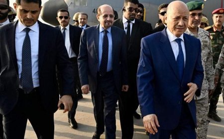 عاجل: الرئيس العليمي يعود الى  عدن