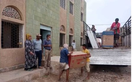 بدعم من المحافظ طاهر.. وصول دفعة من المستلزمات المنزلية لتأثيث سكن الأطباء في مستشفى حيس الريفي..