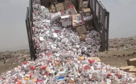 إتلاف ثلاثه طن من الأدوية منتهية الصلاحية بمأرب..