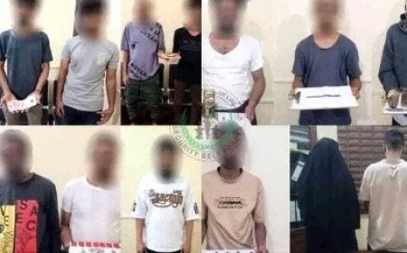 مكافحة المخدرات في حزام العاصمة عدن الأمني يضبط 16 متهما في 11 قضية تتعلق بالمخدرات..