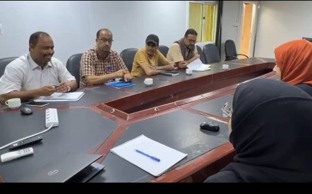 الجمحي يناقش مع منظمة jsi جي اس اي بالعاصمة المؤقتة عدن تدخلاتهم في القطاع الصحي بحضرموت الساحل