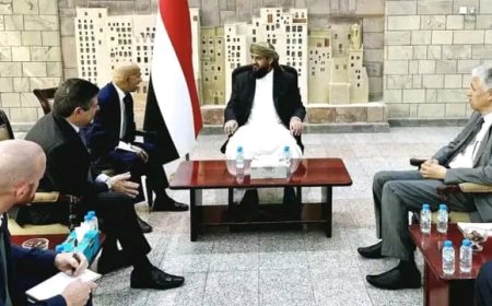 المحرّمي يلتقي السفير الأمريكي في أبوظبي ويناقش مستجدات الأوضاع في اليمن ..