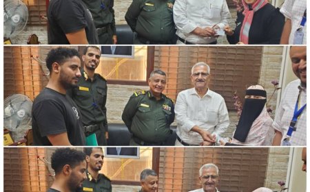 الباكري وسند جميل يدشنان توزيع البطائق الشخصية لموظفي الهيئة