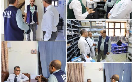 جامل يطلع على العمل بمركز الأطراف الصناعية بتعز