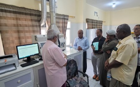 بتكليف من الوزير السقطري      نزول ميداني للجنة تسجيل مبيدات الآفات النباتية إلى محطة أبحاث الكود بأبين 