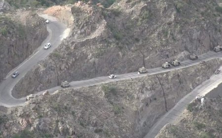 عاجل: شاهد اول صورة لحظة وصول الرئيس العليمي إلى هذا المكان عقب مغادرته تعز