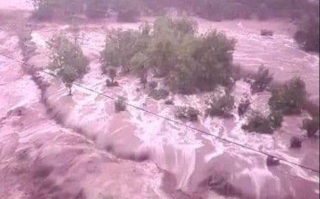 يافع: أمطار غزيرة وسيول جارفة خلفت أضرار كبيرة