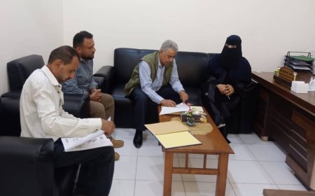 توقيع عقد 'انشاء' مبنى زراعة وغسيل الكلى في نطاق مستشفى عبود العسكري في العاصمة عدن..