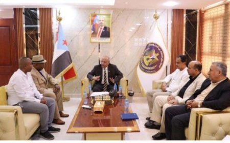 الكثيري وحاشي يبحثان القضايا ذات الاهتمام المشرك بين الجنوب والصومال...