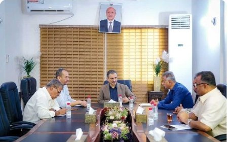 المحافظ لملس يؤكد على ضرورة التحرك الجاد لمواجهة جميع الإشكاليات التي تعيق وصول المياه للمواطنين..