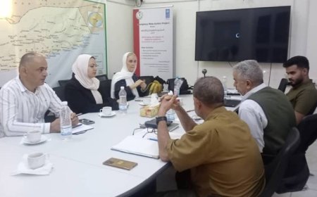 مكتب تنسيق الأعمال المتعلقة بالألغام YMACC يدير أعمالا تحضيرية لورشة عمل ذات أهمية كبرى..