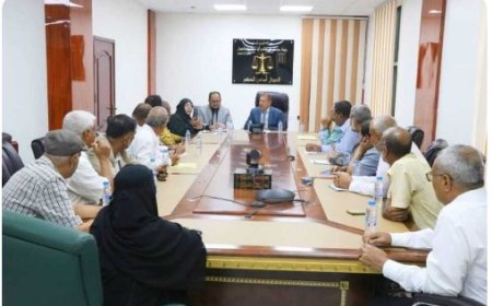 مجلس القضاء الاعلى في العاصمة عدن يناقش  اعادة تفعيل مهام التفتيش الميداني ..