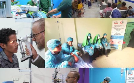 تدشين المخيم الطبي الثاني لتصحيح الحول لدى الأطفال بدعم قائد قوات درع الوطن في عدن