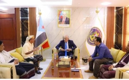 الكثيري يطّلع على الأوضاع الأمنية والعسكرية بالمسيمير بمحافظة لحج..