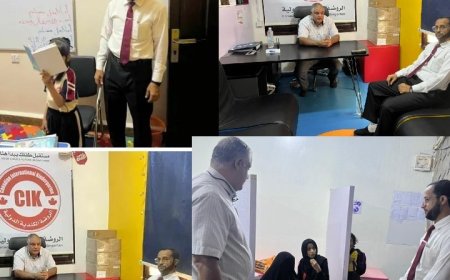 اكاديمي يزور الروضة والمدرسة الكندية في العاصمة عدن مدونا انطباعاته التربوية والفنية..