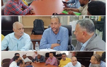 نائب محافظ عدن يترأس اجتماعا لمناقشة إشكالية الانقطاعات للمياه في عدد من احياء مديرية صيرة