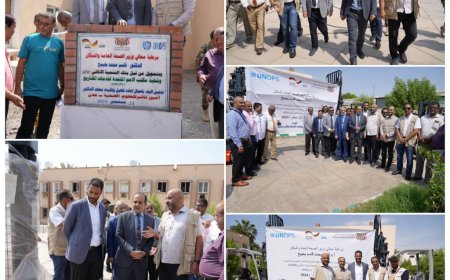 وزير الصحة يضع حجر الاساس لمشروع تأهيل امين ناشر ويدشن مشروع توريد الرافعات الشوكية للتحصين 