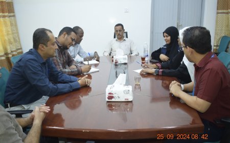 الدكتور العمودي يناقش تدخلات منظمة الغذاء العالمي بحضرموت الوادي