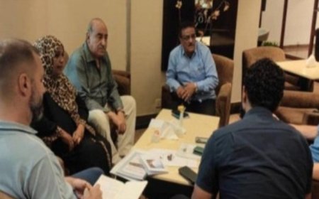 قيادة مجلس عدن الوطني تلتقي وفد المعهد الأوربي للسلام..