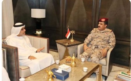 وزير الدفاع يشيد بجهود دولة الإمارات العربية المتحدة ودورها الفاعل في اطار تحالف دعم الشرعية..