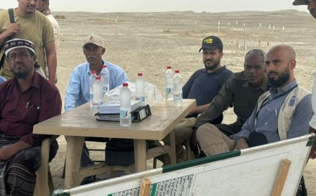 تسليم حقل دوفس ٧ الواقع في محافظة ابين.