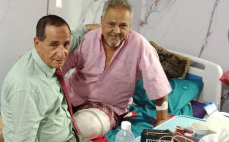 المستشار الحريري يطمئن على صحة نائب رئيس اللجان المجتمعية في عدن