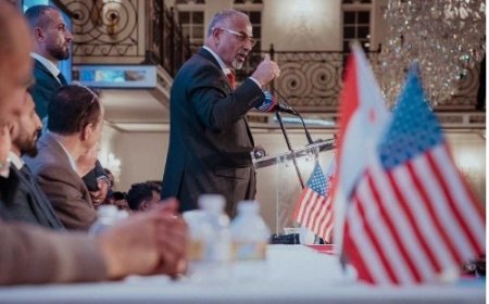 اللواء الزبيدي يختتم زيارته أبناء الجالية الجنوبية في عدد من الولايات الأمريكية..