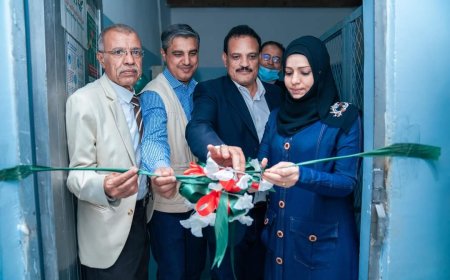 المؤسسة الطبية الميدانية تدشن افتتاح قسم علاج سوء التغذية الحاد للأطفال بمحافظة تعز..