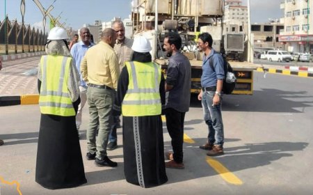 الماس يدشن أعمال طلاء مشروع السفينة إلى بنك عدن 