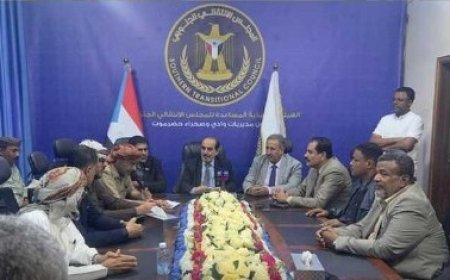 وصول وفد رئاسة المجلس الانتقالي الجنوبي إلى سيئون..