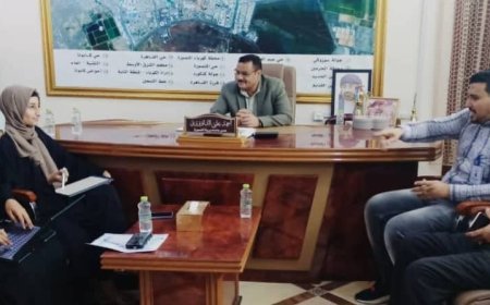 مدير عام المنصورة يشيد بتدخلات منظمة "يمن أيد" في المديرية..