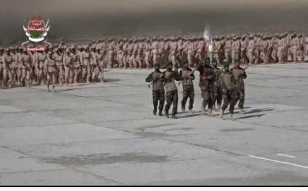عرض عسكري مهيب يرعب الحوثي..  العمالقة الجنوبية تشهد تخرج الدفعة الـ55 ..