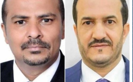 عضو القيادة الرئاسي " مجلي" يلتقي بـ"المشرعي" أمين عام البعث العربي الإشتراكي قُطر اليمن..
