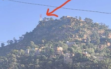 الميليشيات الحوثية تستحدث موقعا شمال تعز وتنصب برجا هوائيا فيه..
