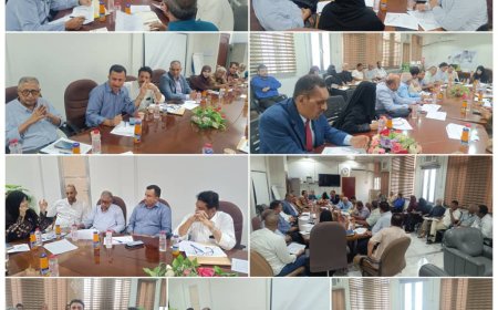 اللجنة الفنية تناقش وضع خطة عاجلة بالمشاريع ذات الأولوية بالعاصمة عدن 